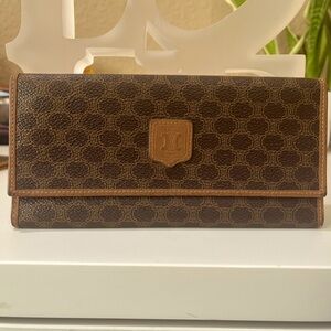 CELINE VINTAGE BIFOLD MACADAM WALLET